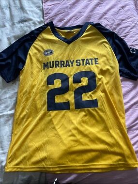 Synergy Organic Clothing Murray State Yellow and Navy Jersey #22
